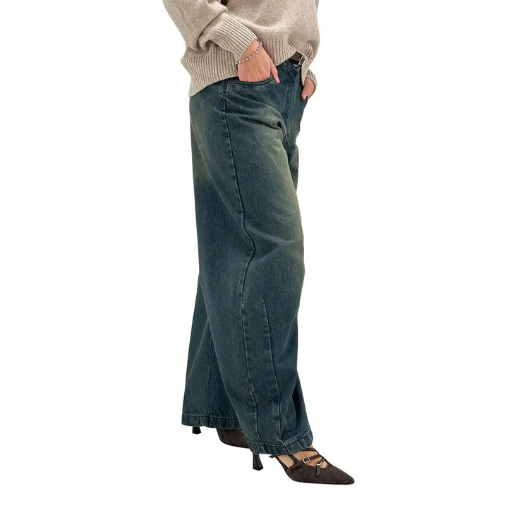 Motel, Jeans, Donna, Cotone, Blu