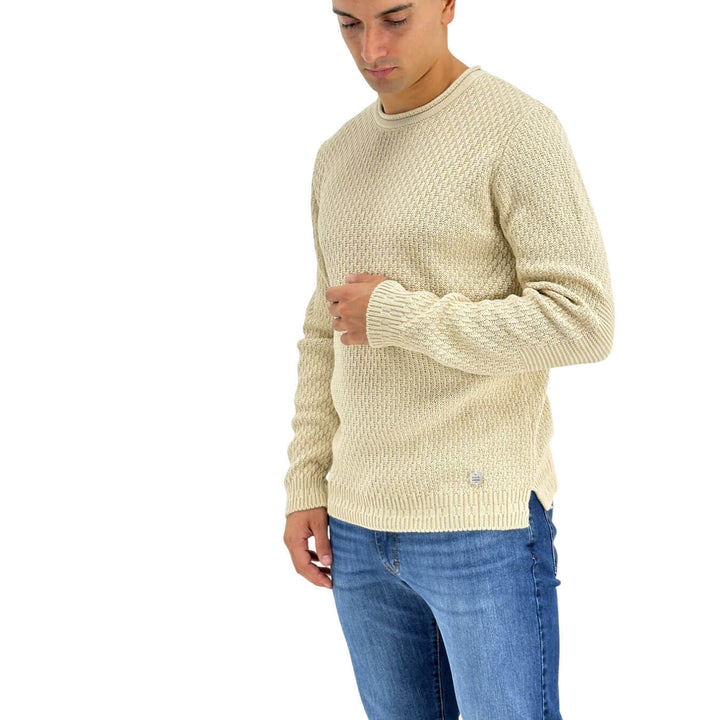BL.11, Maglia, Uomo, Acrilico, Beige