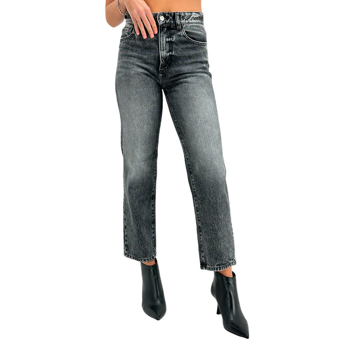 Icon Denim Jill Pantaloni Donna, Jeans alla Caviglia, Cotone, Nero