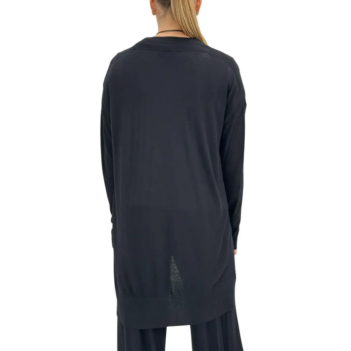 Kontatto, Cardigan, Donna, Tessuto Misto, Nero