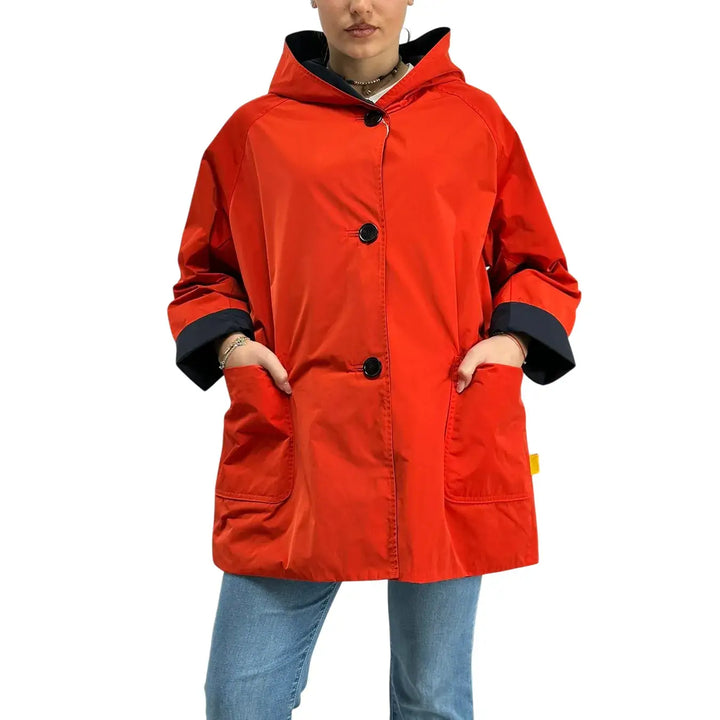 Oof Wear, Giacca, Donna, Reversibile, Blu e Rosso