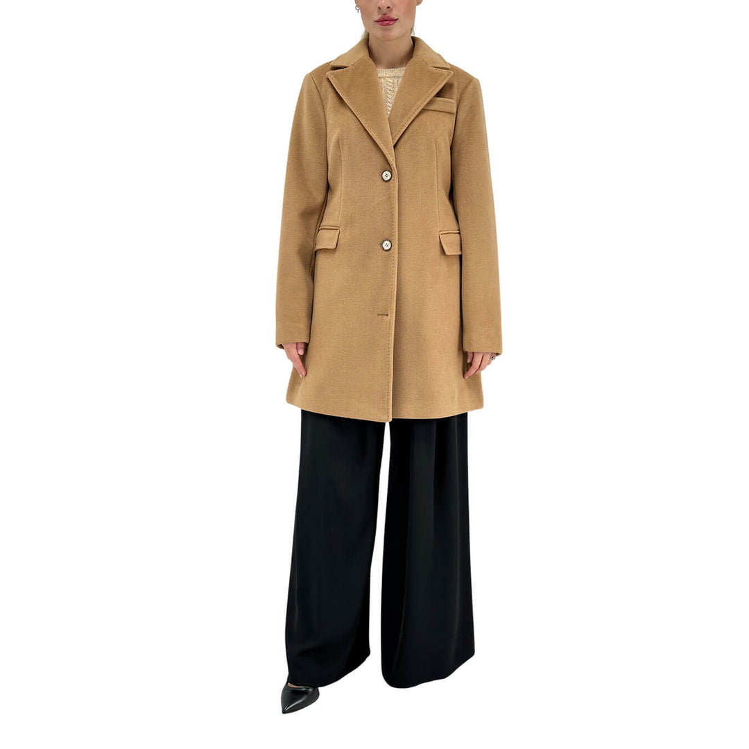 Markup, Cappotto, Donna, Tessuto Misto, Beige