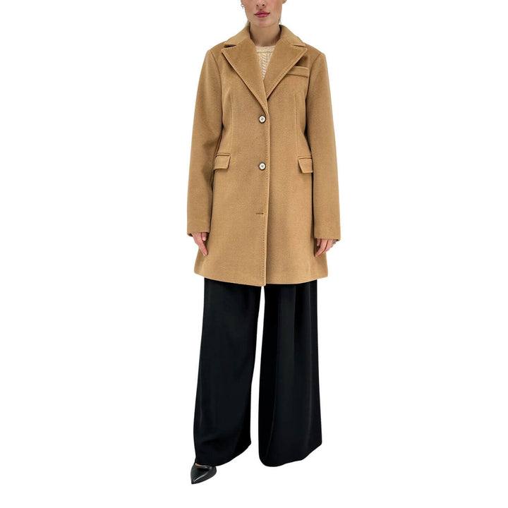 Markup, Cappotto, Donna, Tessuto Misto, Beige