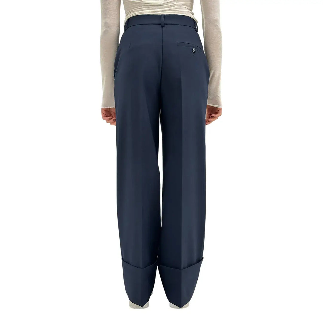 Ottod'Ame, Pantaloni, Tasca America, Tessuto Misto, Blu