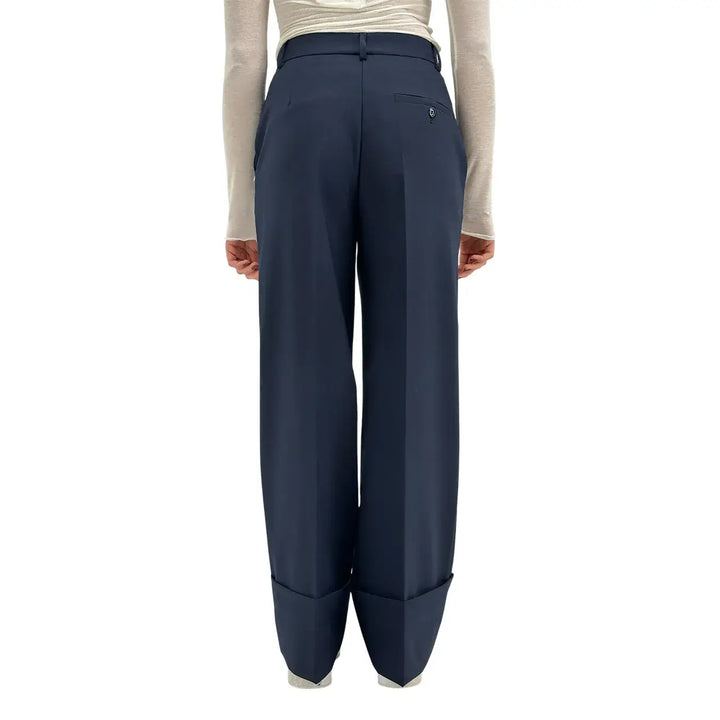 Ottod'Ame, Pantaloni, Tasca America, Tessuto Misto, Blu