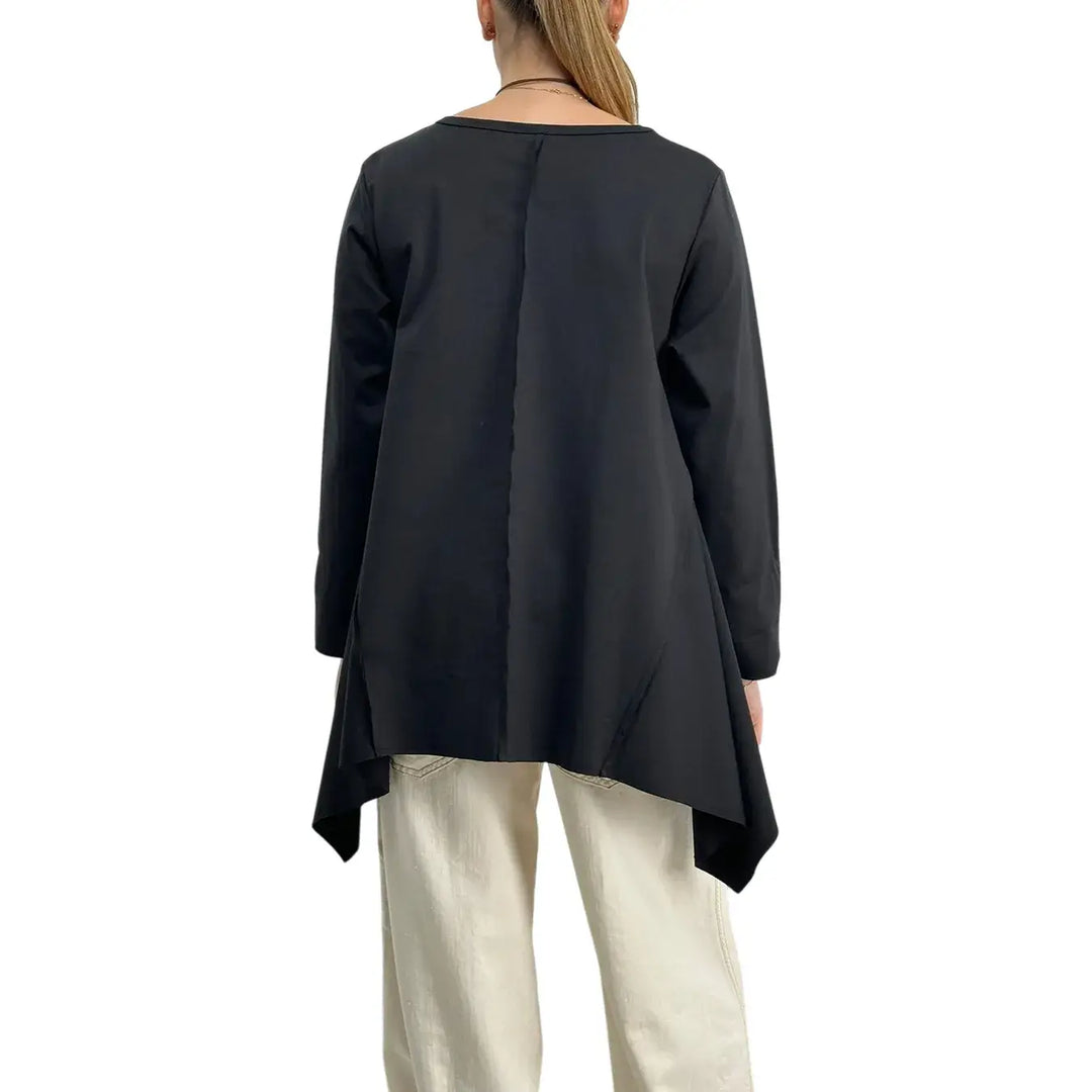 Bassini, Maglia, Donna, Tessuto Misto, Nero