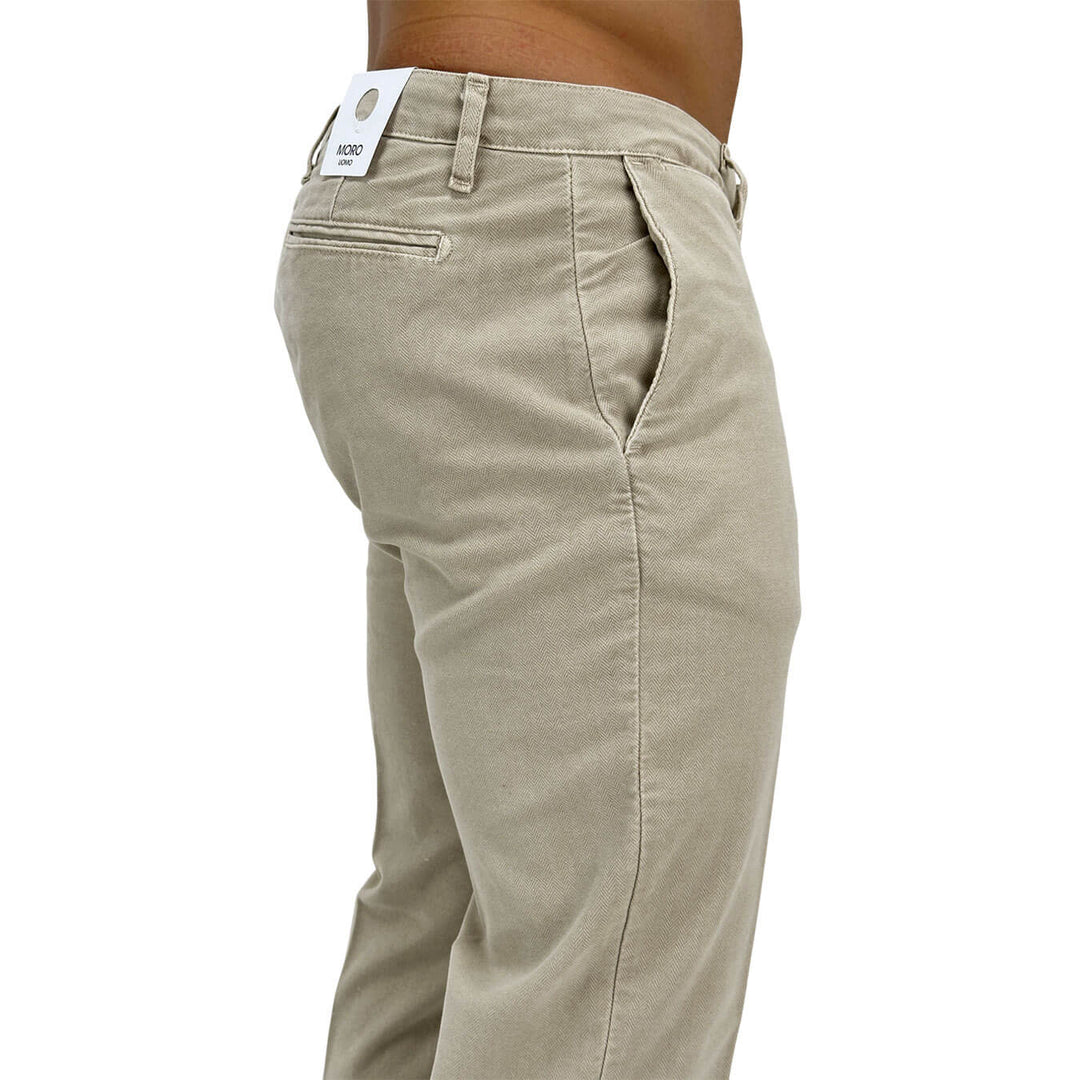 Moro, Pantaloni, Uomo, Cotone, Beige