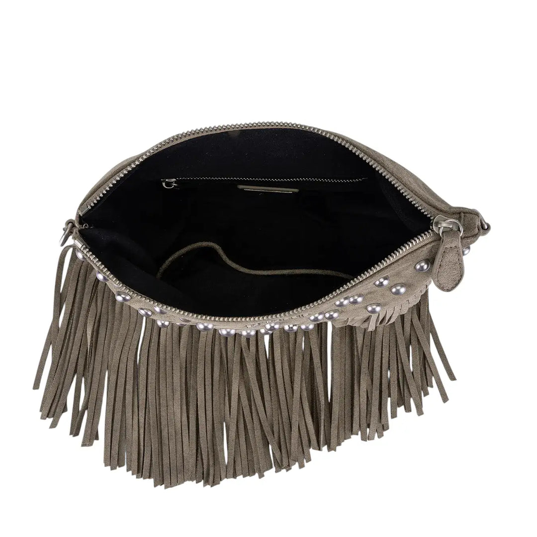 La Carrie, Pochette, Donna, ecopelle, Grigio