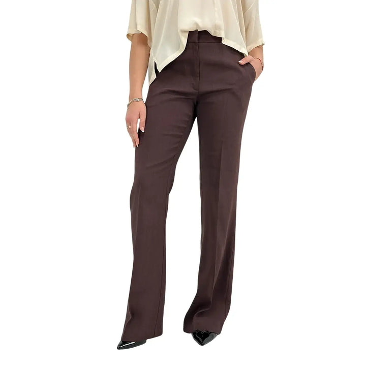 Ottod'Ame, Pantaloni, Donna, Tessuto Misto, Marrone