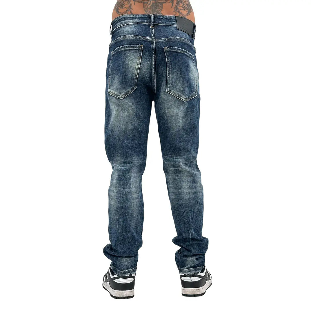 Rytual, Jeans, Uomo, Cropped Fit, Cotone, Blu
