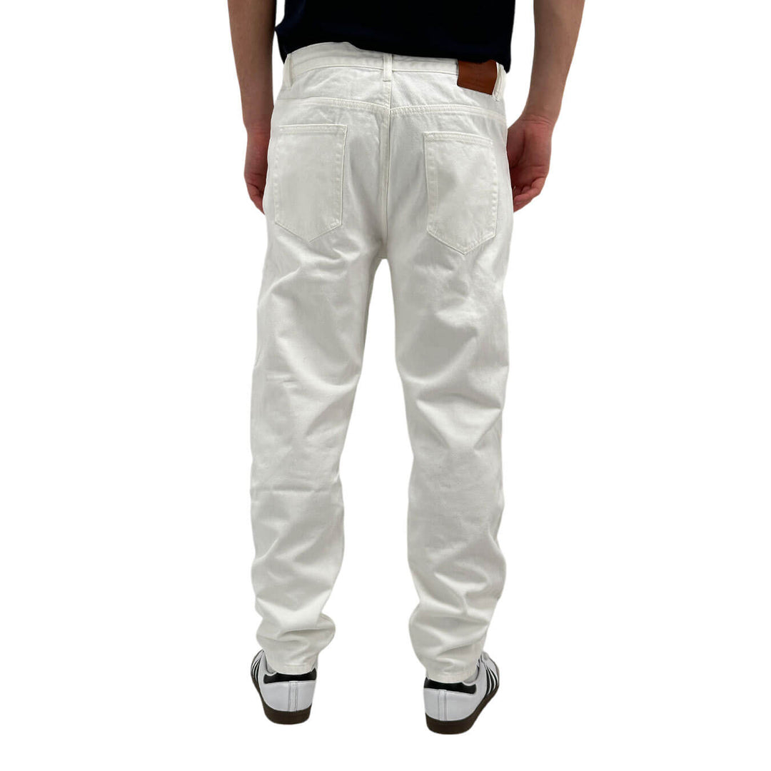 Rytual Pantaloni Chino Uomo, Regular Fit, Cotone, Bianco