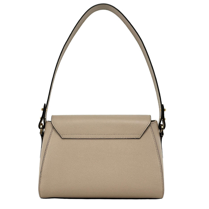 Cuoieria Fiorentina Maia Borsa Donna, Flap Bag Piccola, Pelle, Grigio