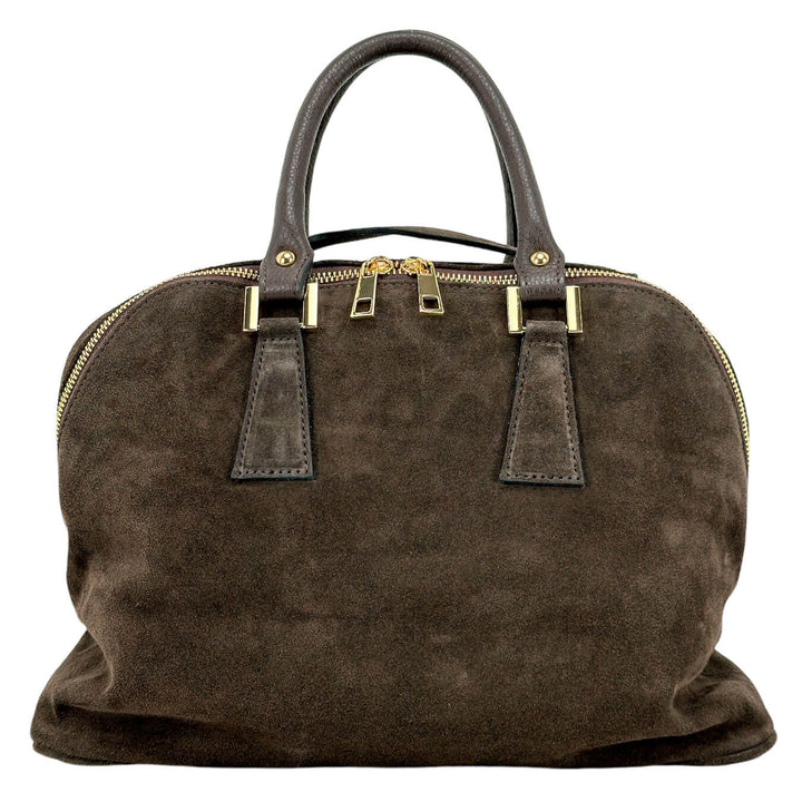 Avenue67 Fandango XS Borsa Donna, A Mano, Camoscio, Marrone