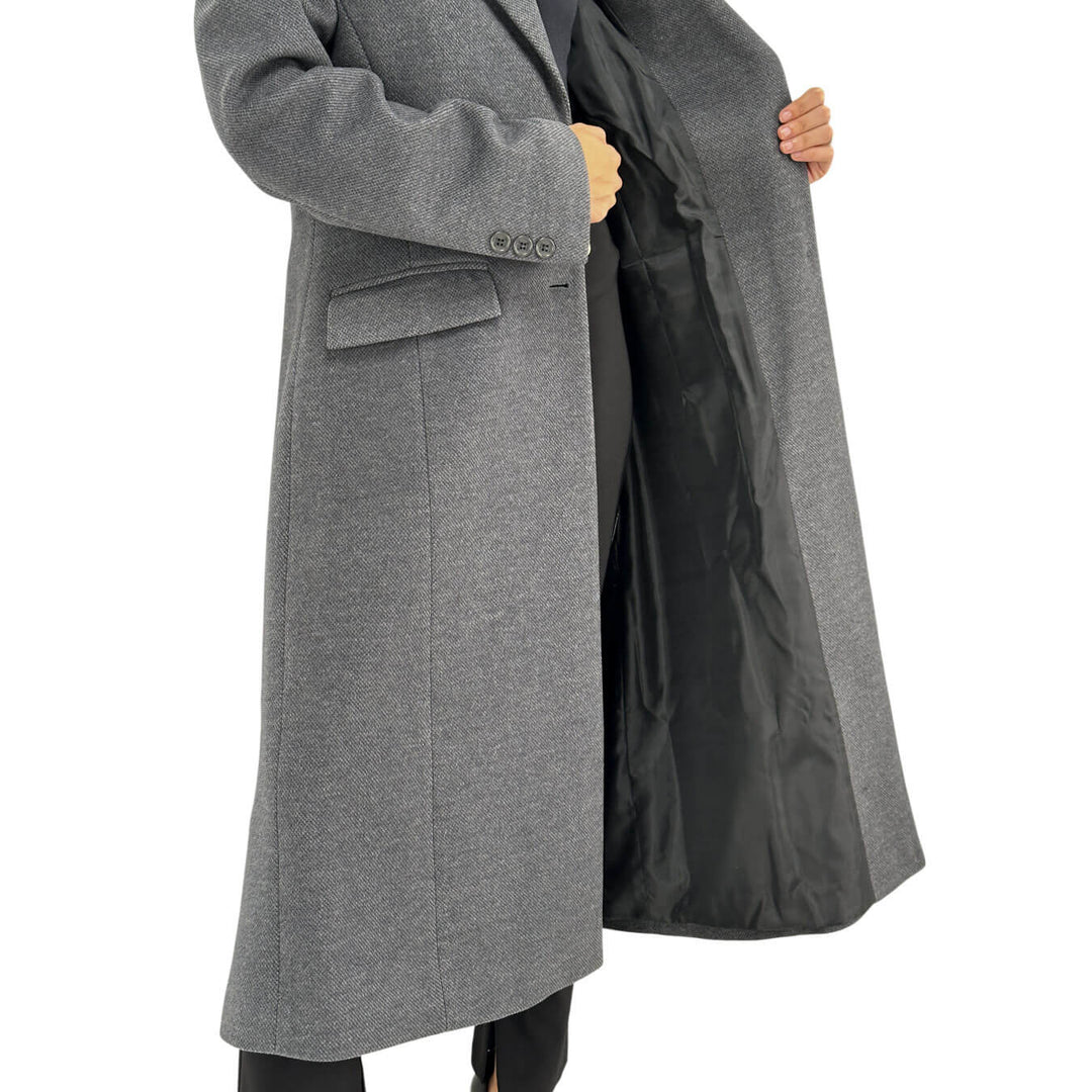 Relish, Cappotto, Donna, Doppiopetto, King, Poliestere, Grigio