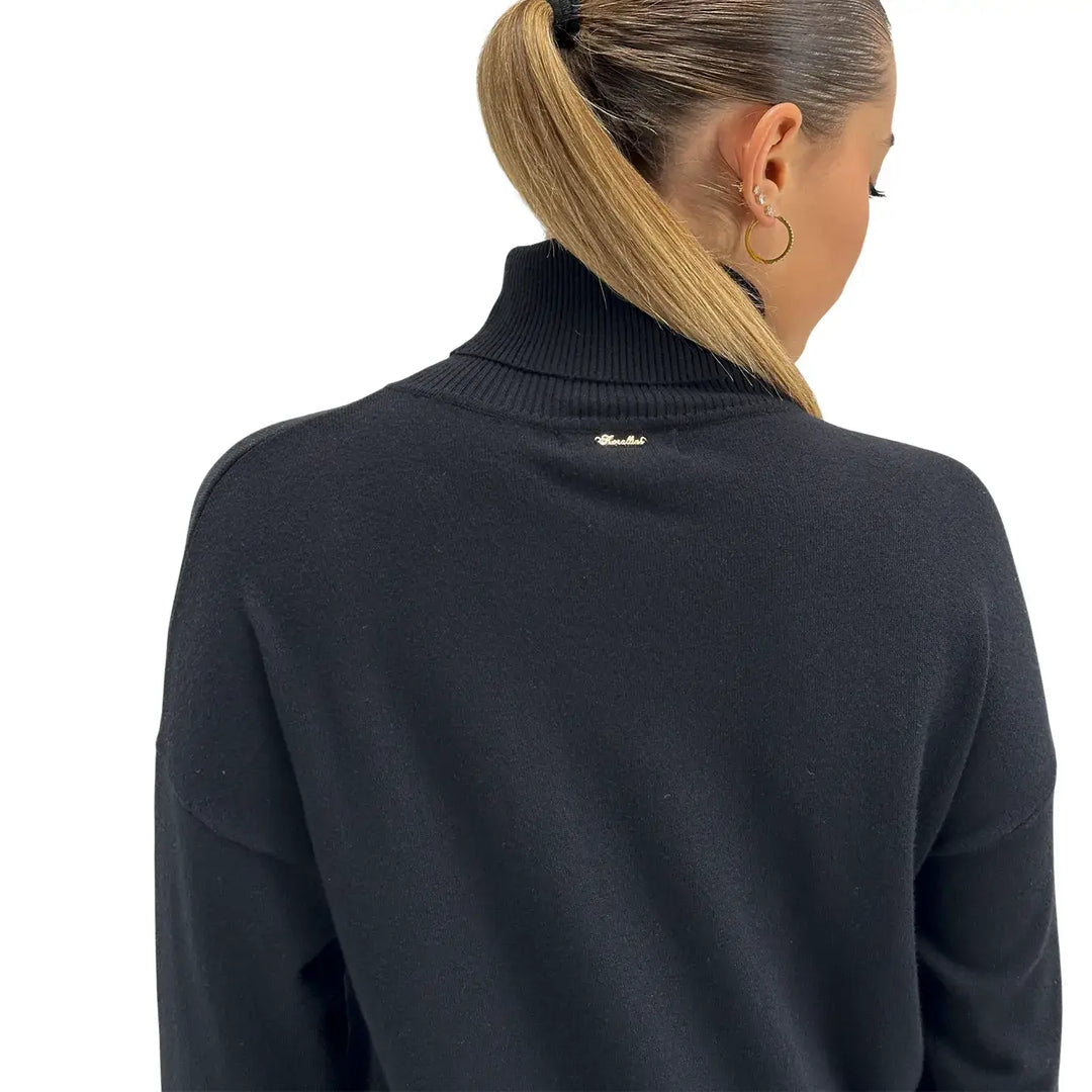 Koralline, Abito, Donna, Tessuto Misto, Nero