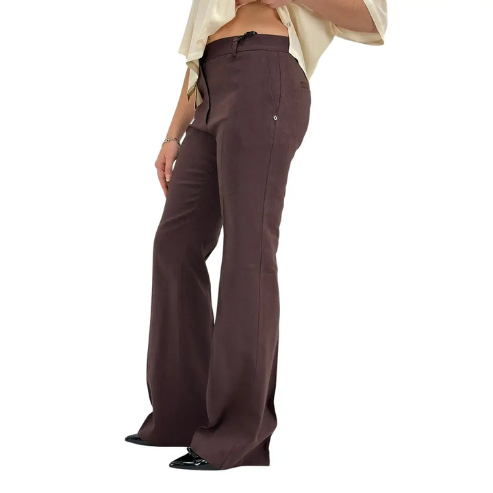 Ottod'Ame, Pantaloni, Donna, Tessuto Misto, Marrone