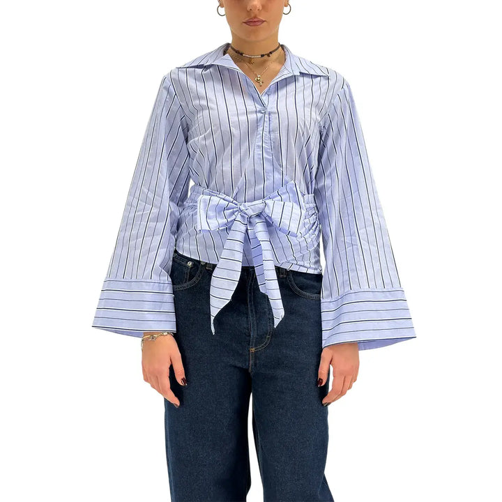 Koralline, Camicia, Donna, Modello Kimono, Cotone