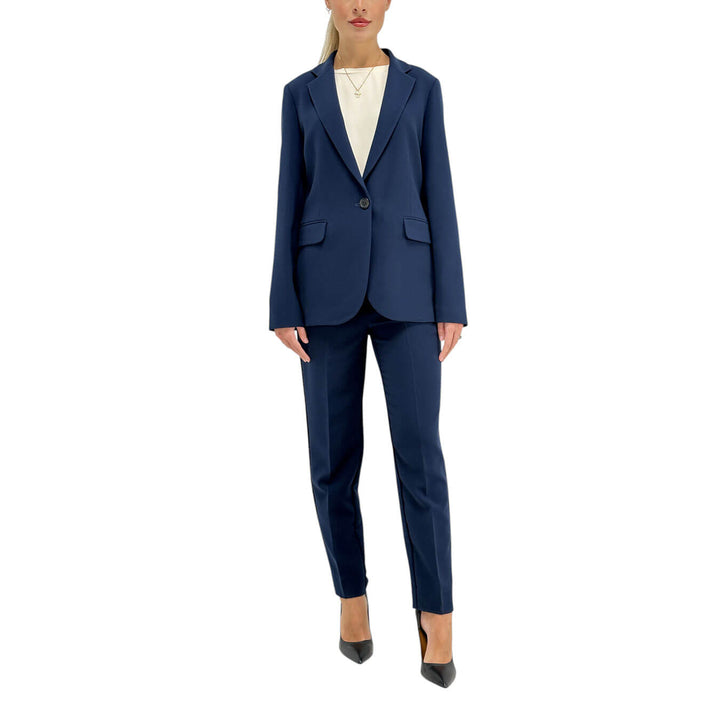 Ottod'Ame, Pantaloni, Donna, Giada, Misto Poliestere, Blu