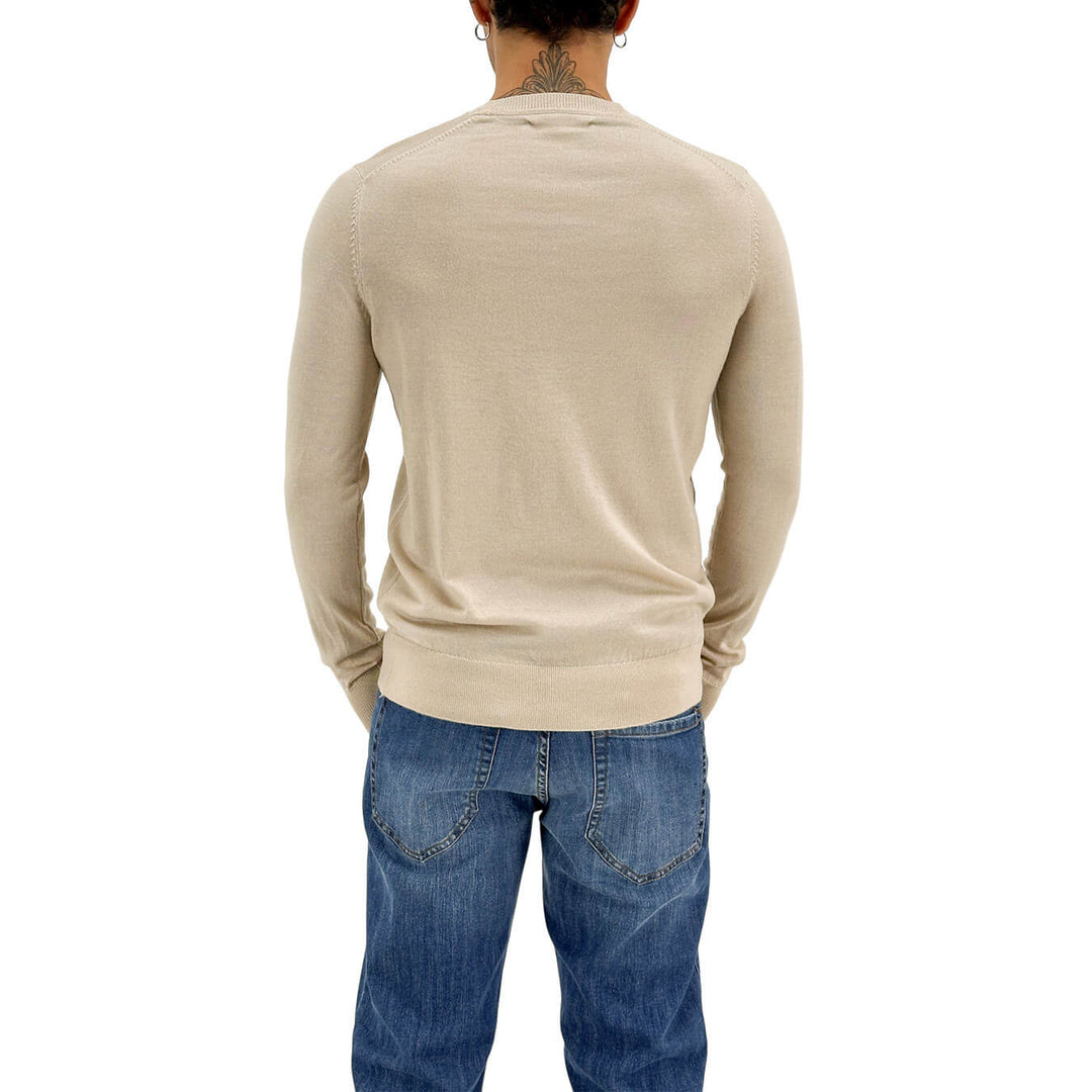 Markup, Maglia, Uomo. Merinos, Beige