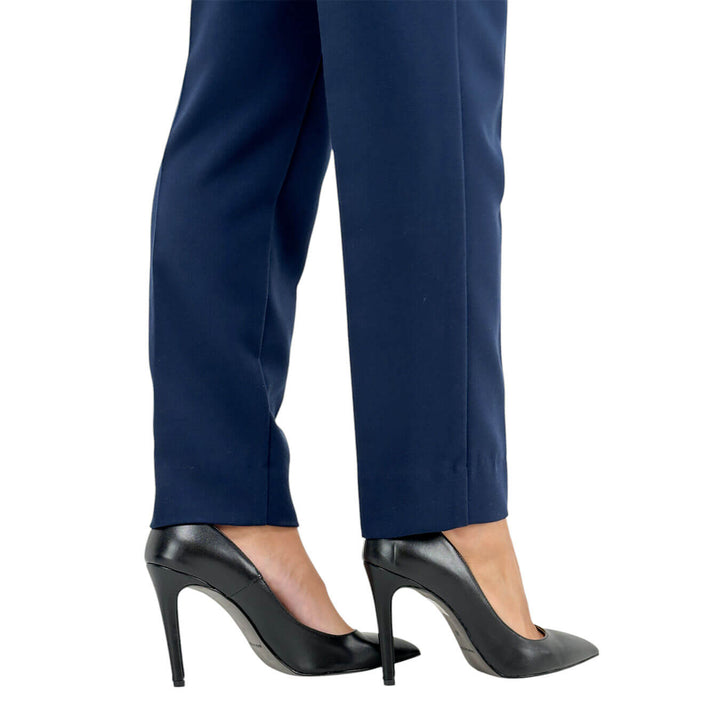 Ottod'Ame, Pantaloni, Donna, Giada, Misto Poliestere, Blu
