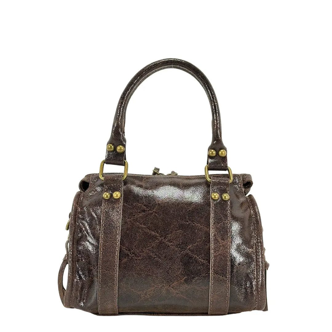 Bassini, City Bag, Donna, Mini, Pelle, Marrone