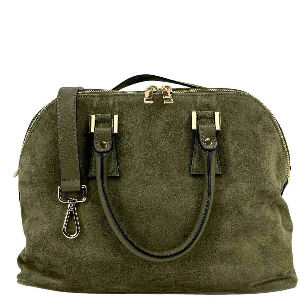 Avenue67 Fandango XS Women's Handbag, Suede, Green