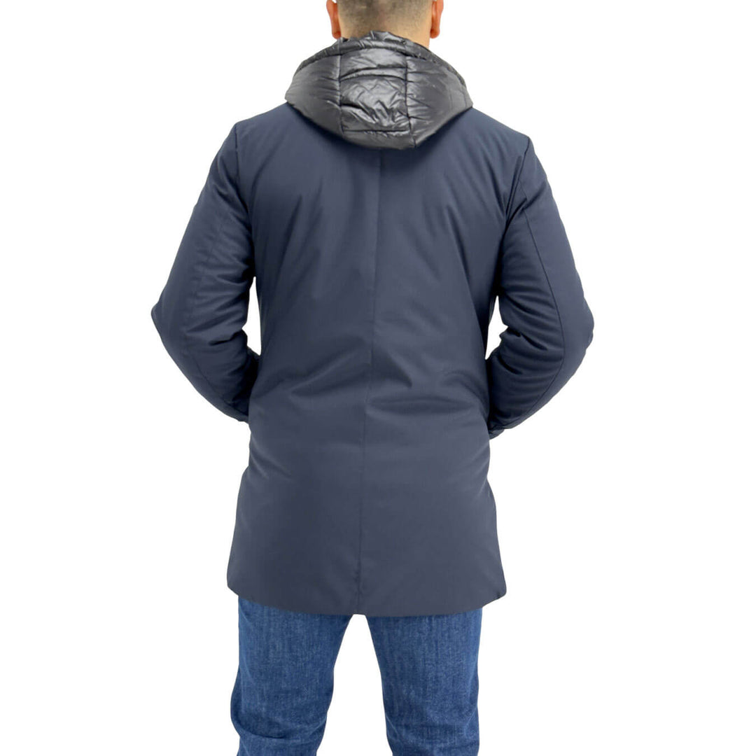 Markup, Cappotto, Uomo, Poliestere, Blu