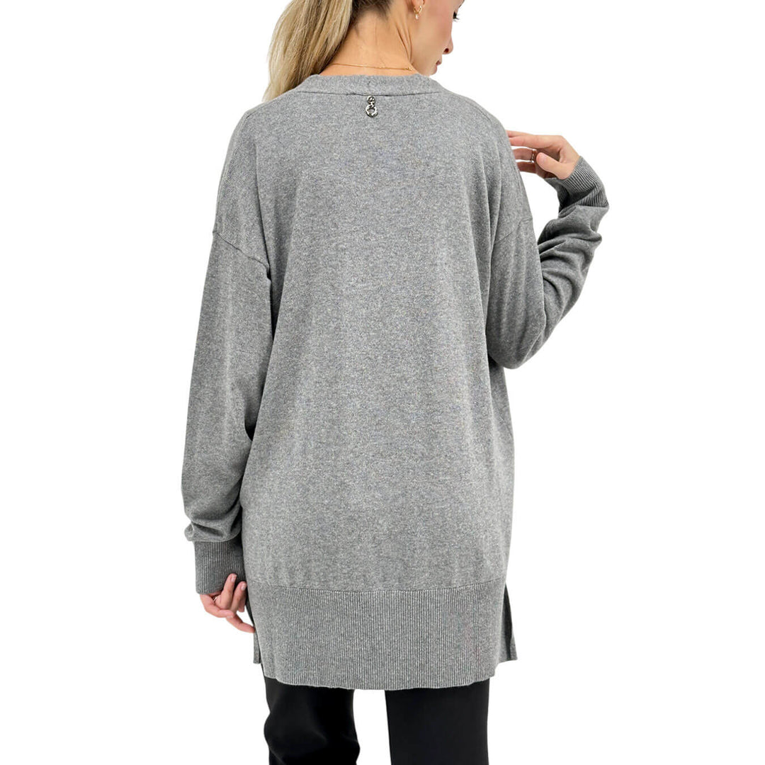 Relish, Cardigan, Donna, Salamina, Cotone, Grigio