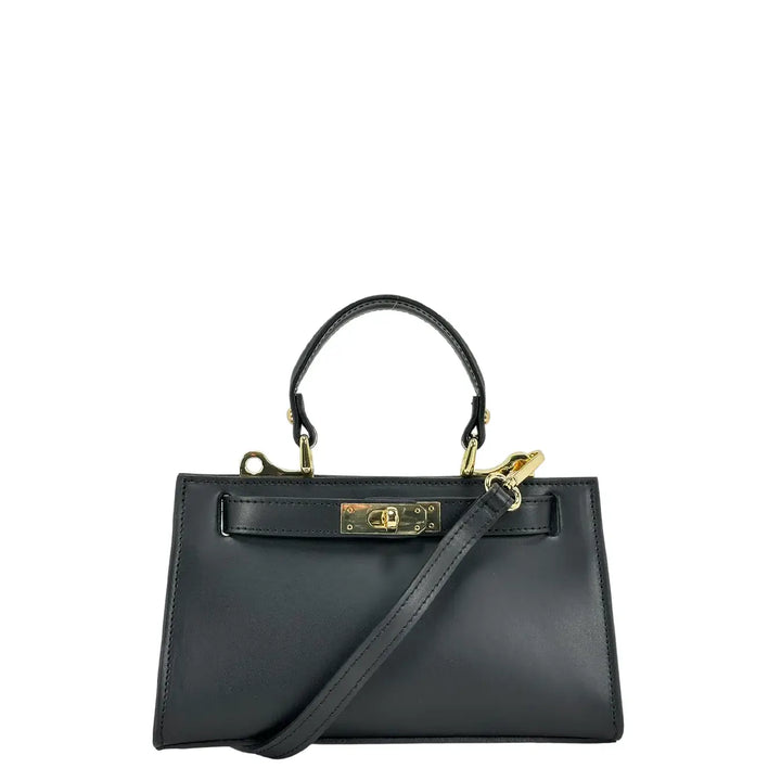 Bassini, Borsa, Donna, Alice, Pelle, Nero