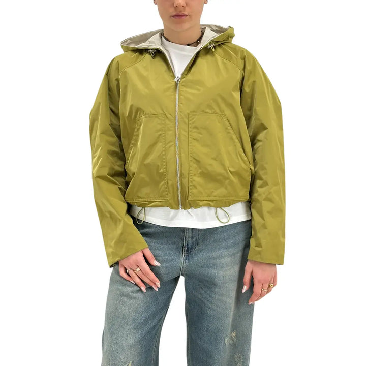 Oof Wear, Giacca, Donna, Double Face, Brunish Gold e Bone White