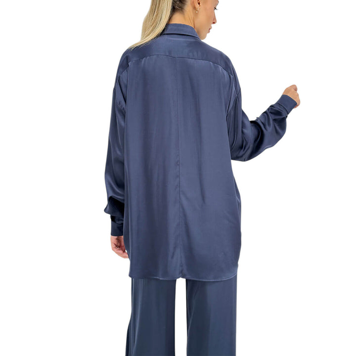 Ottod'Ame, Camicia, Donna, Mia, Acrilico, Blu