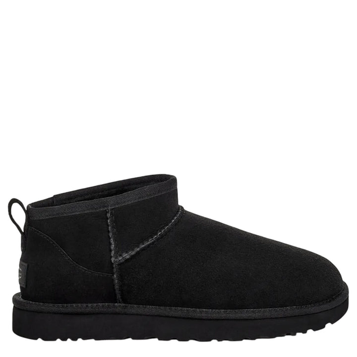 Ugg Scarpe Donna, Stivali Classic Ultra Mini, Camoscio, Nero