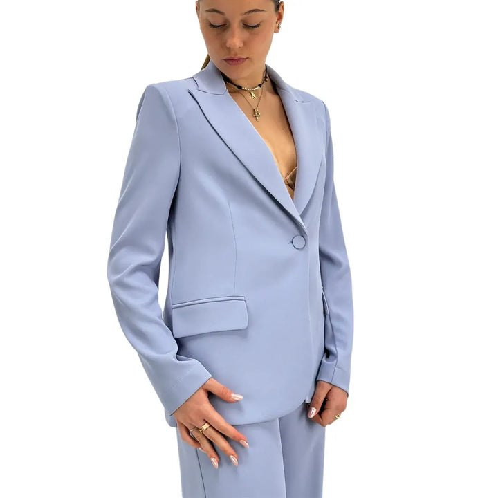 Kontatto, Completo, Donna, Tessuto Misto, Azzurro