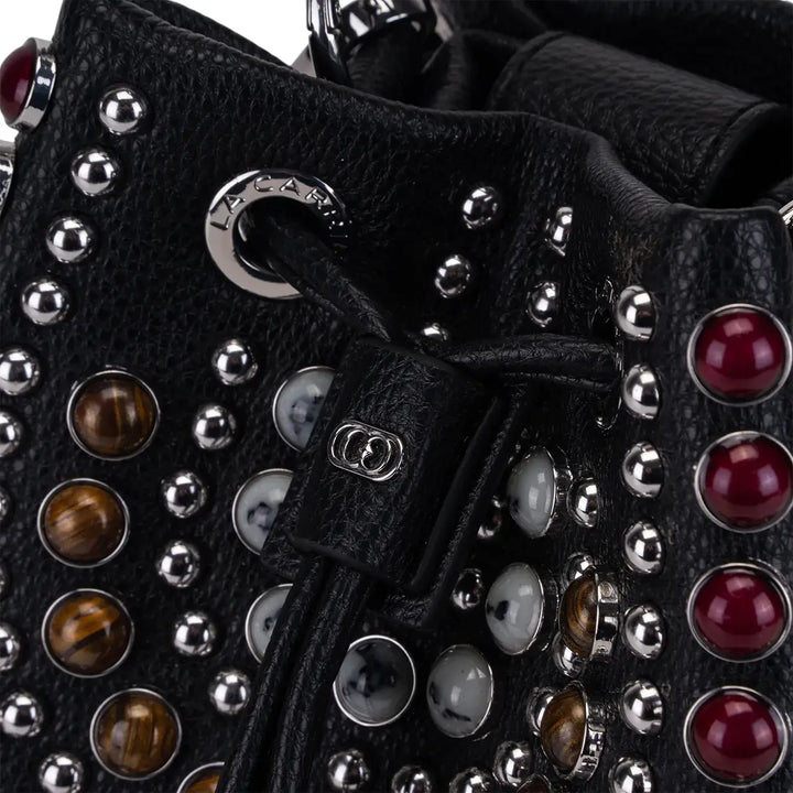 La Carrie, Secchiello, Donna, Ecopelle e Pietre, Nero