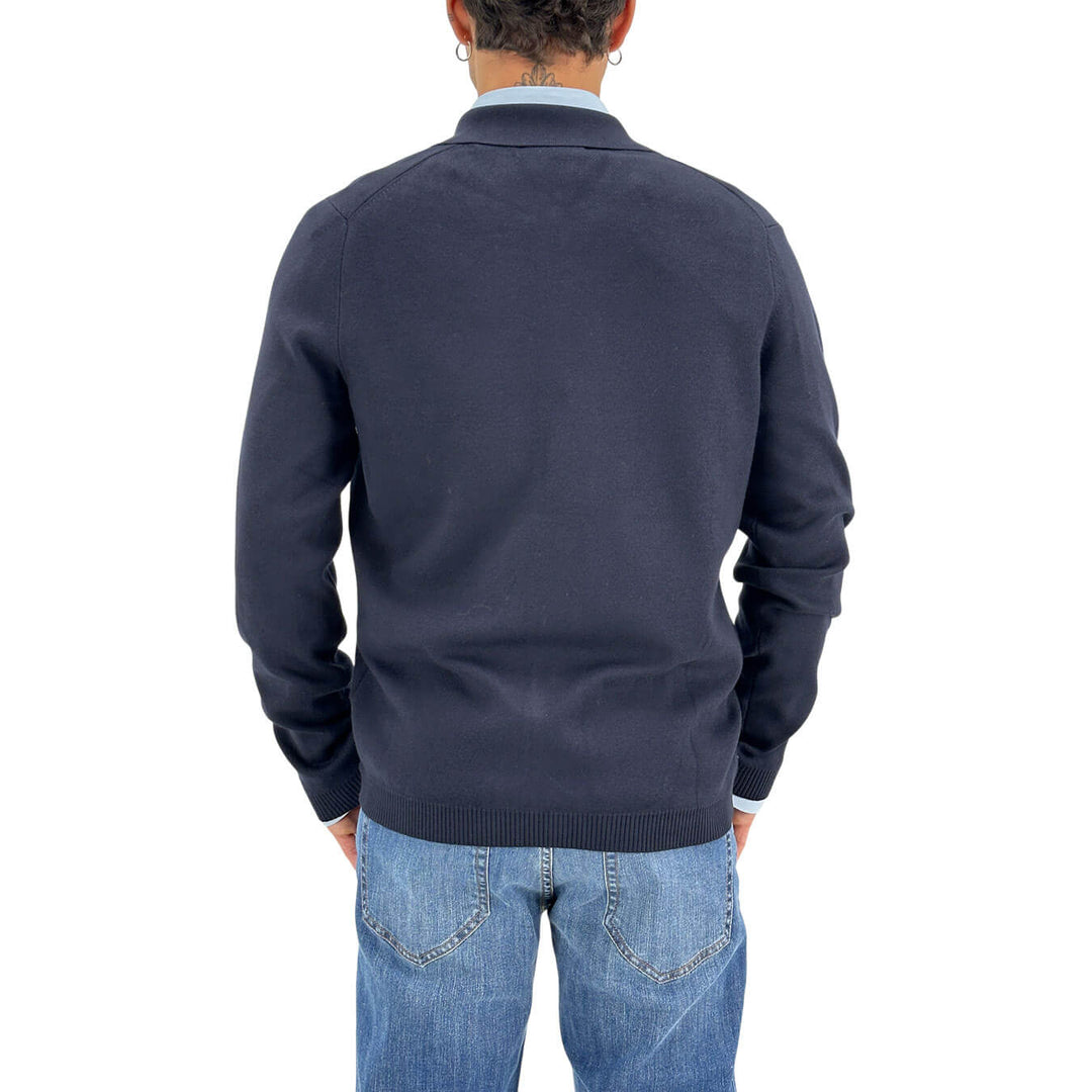 Markup, Cardigan, Uomo, Viscosa, Blu