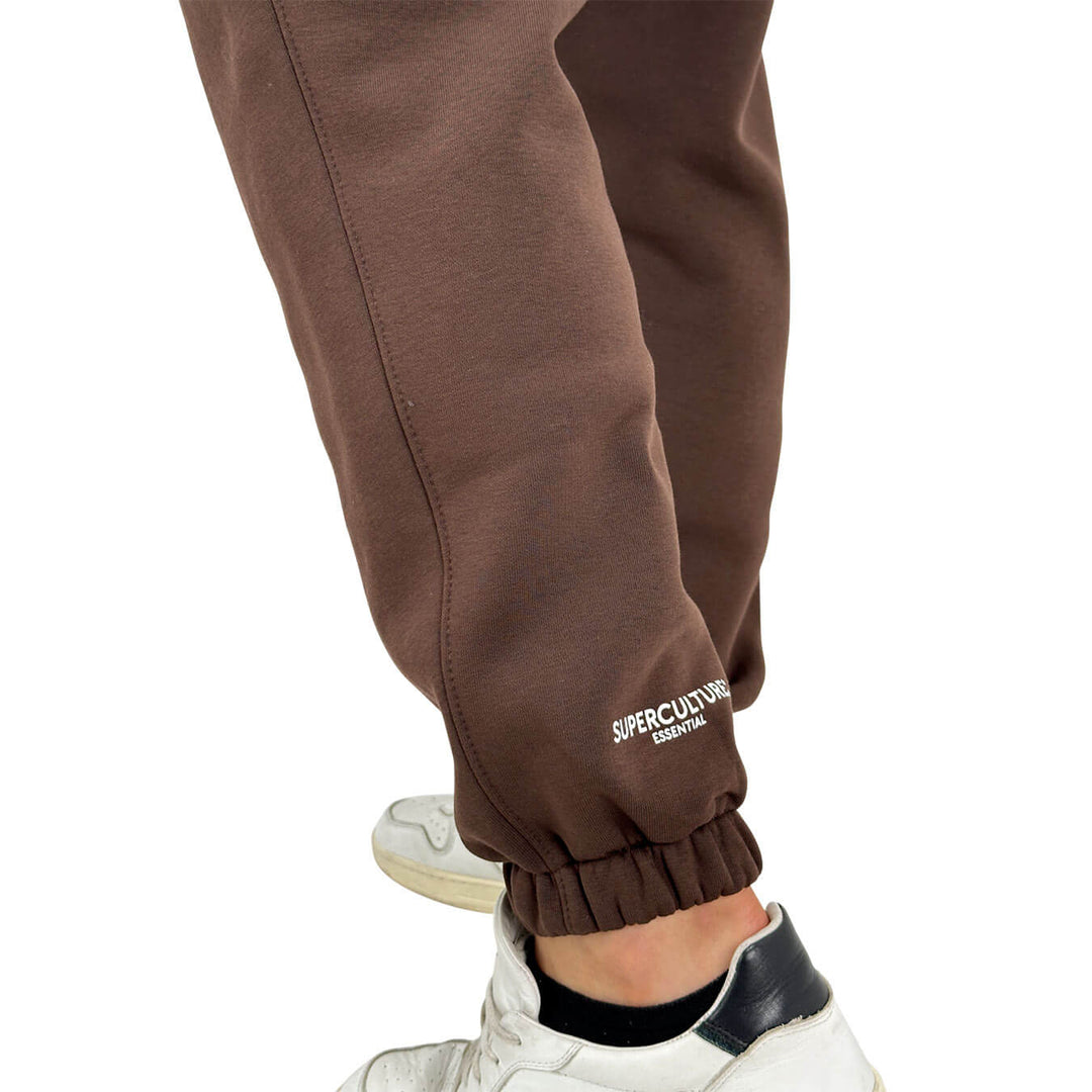 Superculture, Pantaloni, Uomo, Cotone, Marrone