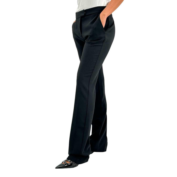 Imperial Pantaloni Donna, Modello Classico, Tessuto Misto, Nero