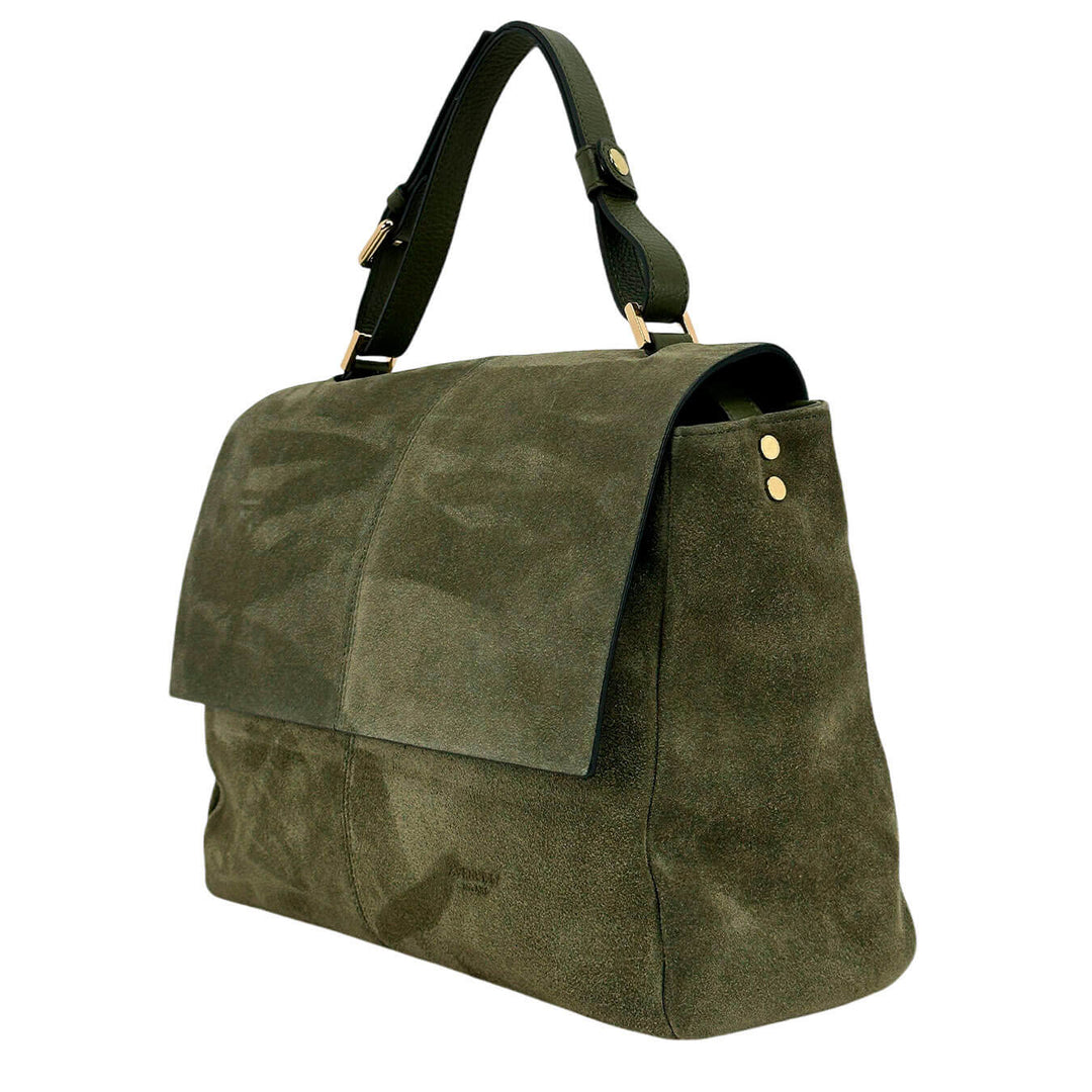 Avenue67 Roxanne Borsa Donna, Shoulder bag, Camoscio, Verde