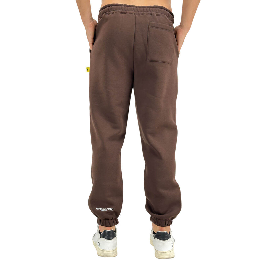 Superculture, Pantaloni, Uomo, Cotone, Marrone