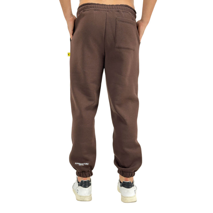 Superculture, Pantaloni, Uomo, Cotone, Marrone