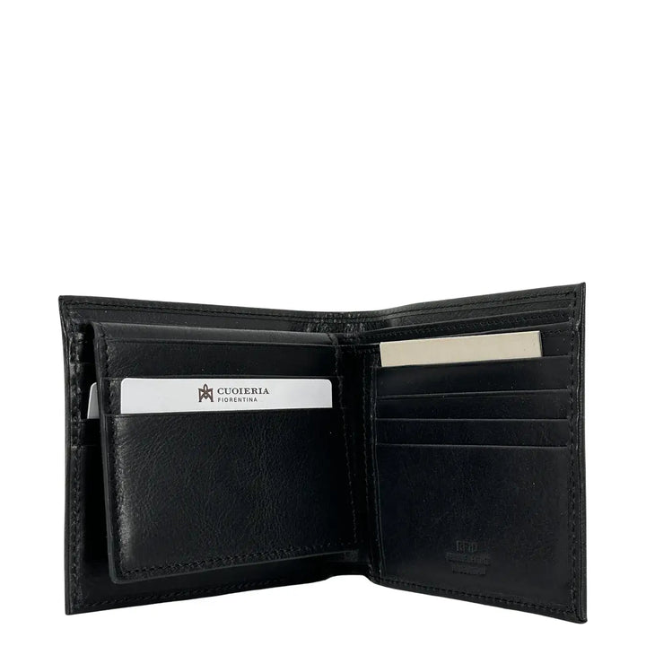 Cuoieria Fiorentina, Portafogli, Uomo, Pelle, Nero