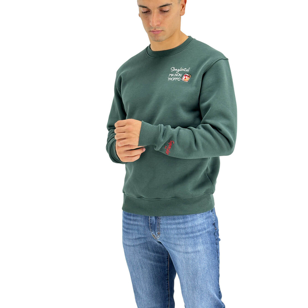 Superculture, Felpa, Uomo, Cotone, Verde