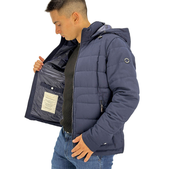 Markup, Giubbotto, Uomo, Poliestere, Blu