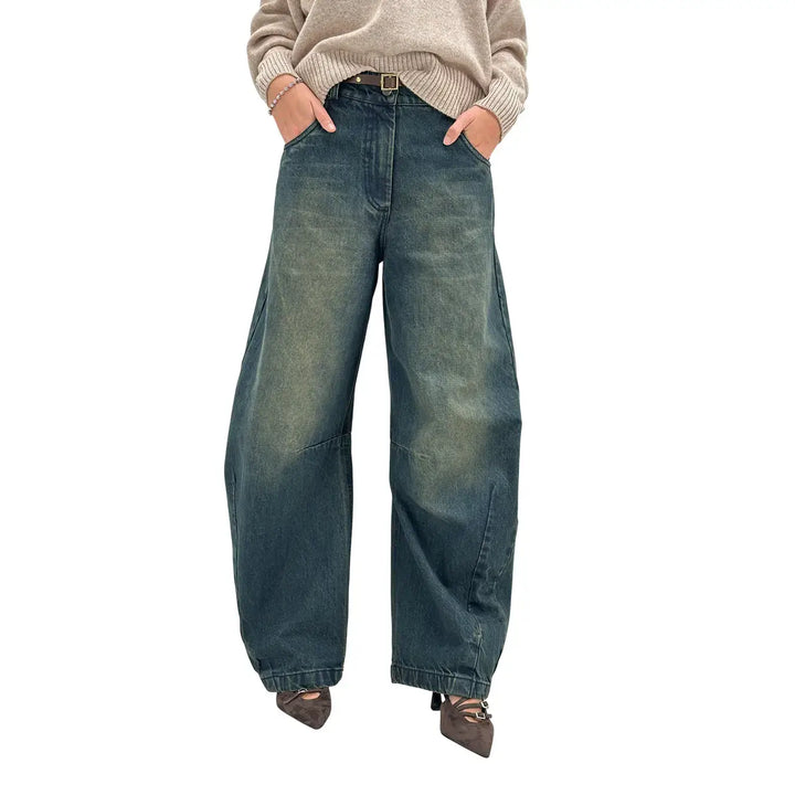Motel, Jeans, Donna, Cotone, Blu