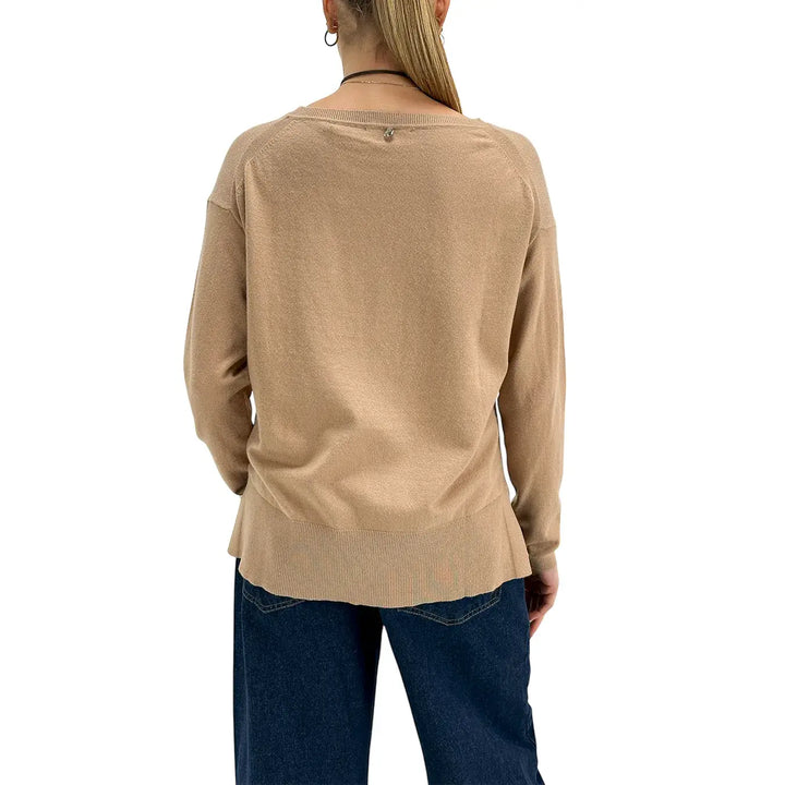 Markup, Maglia, Donna, Tessuto Misto, Beige