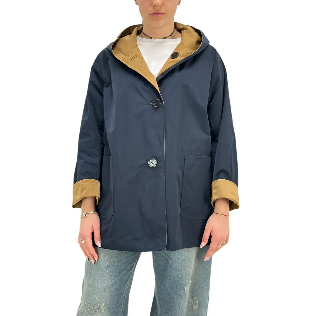 Oof Wear, Giacca, Double Face, Donna, Marrone e Blu