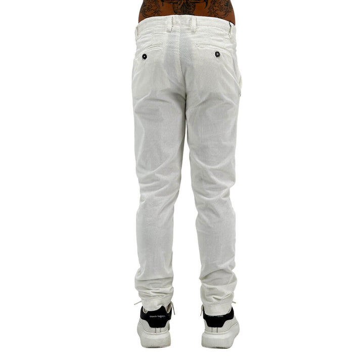 Markup, Pantaloni, Uomo, Cotone, Bianco