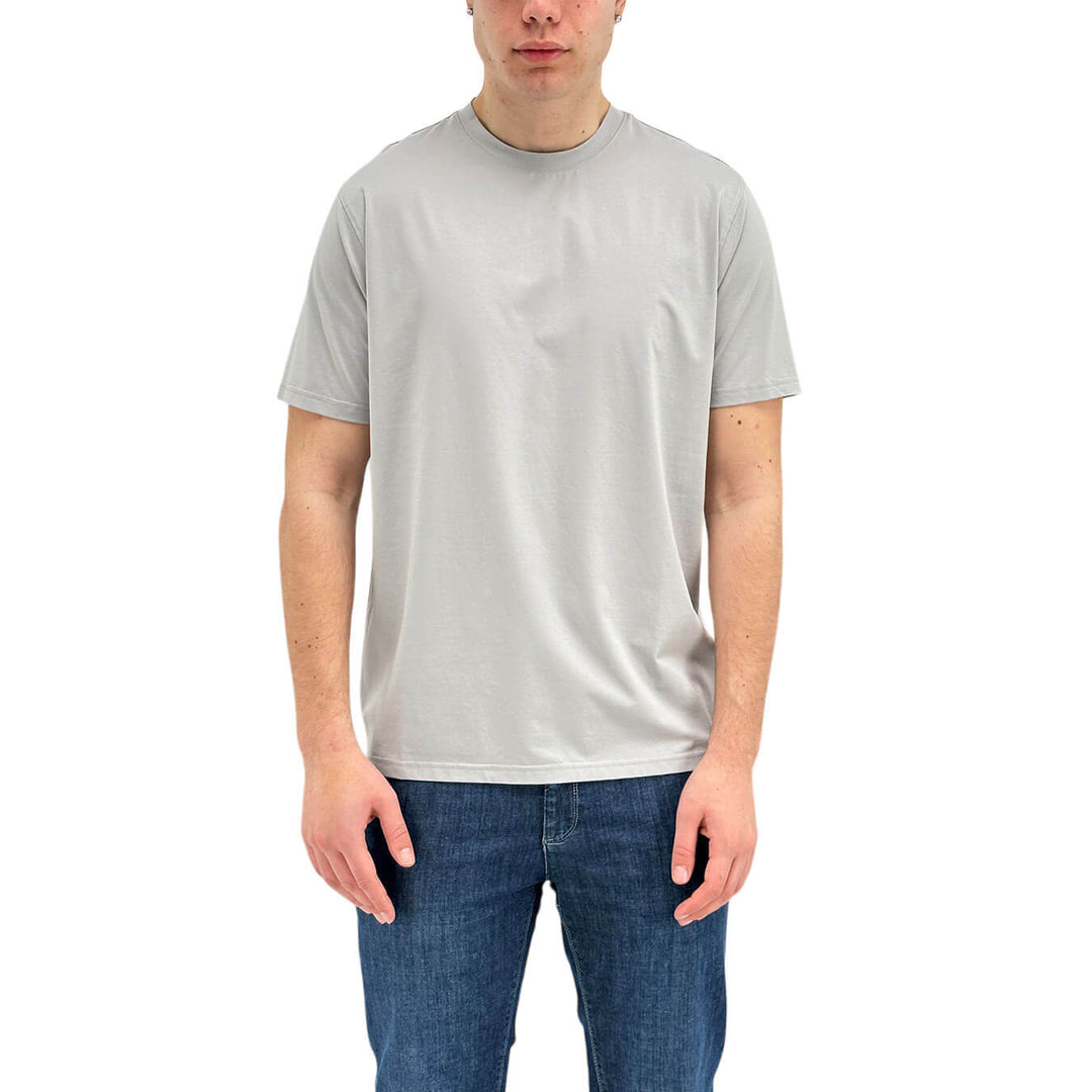 MarKup Maglia Basic Uomo, Girocollo, Over, Cotone, Grigio