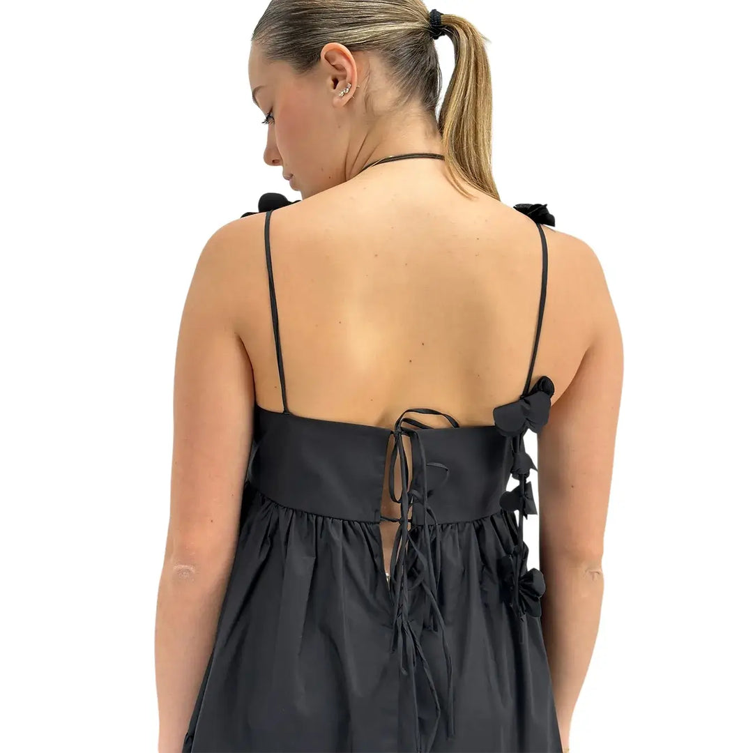 Meimeij, Abito, Donna, Cotone, Nero