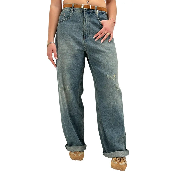 Kontatto, Jeans, Donna, Boyfriend, Blu